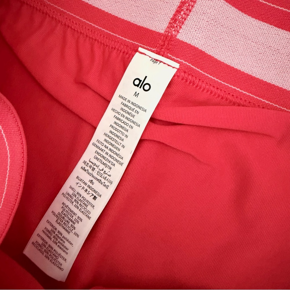 ♥️ALO♥️ CANDY RED Match Point Tennis Skirt - Picture 6 of 7